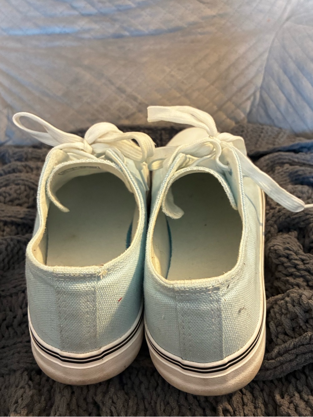 Pale Sky Blue Summer Sneakers - Picture 6 of 12
